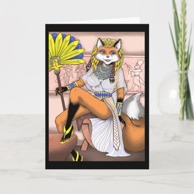 Cleopatra Greeting Card (Front)