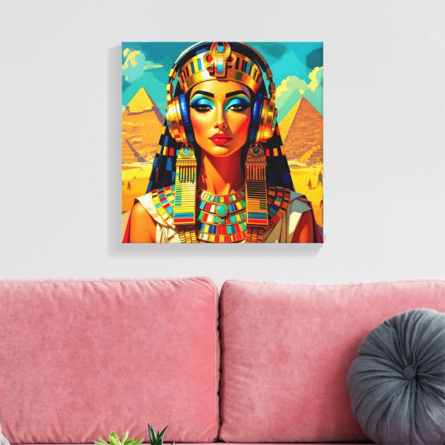 CLEOPATRA QUEEN OF THE NILE CANVAS PRINT (Insitu(LivingRoom))
