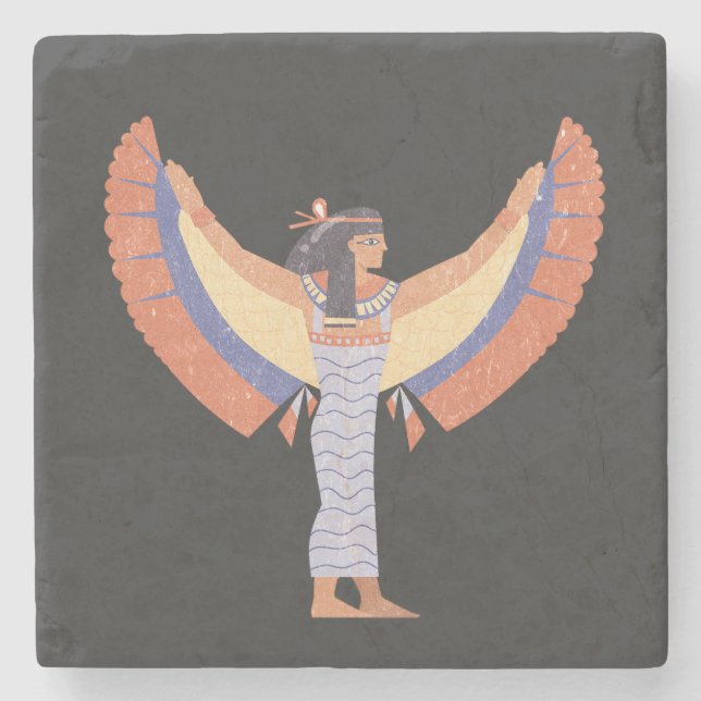 Cleopatra. Stone Coaster (Front)