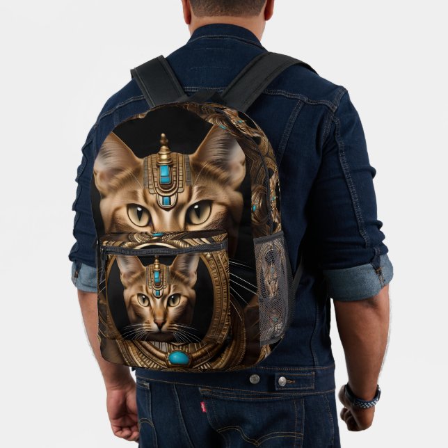 Cleopatra The Cat, Printed Backpack (Insitu (Model))