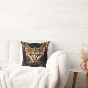 Cleopatra The Gold Egyptian Cat, Cushion