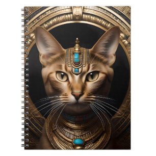 Cleopatra The Gold Egyptian Cat, Notebook