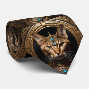 Cleopatra The Gold Egyptian Cat, Tie
