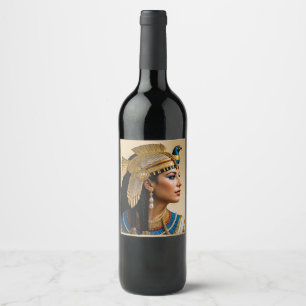 “Cleopatra VII's Realism: A Portrait”  Wine Label