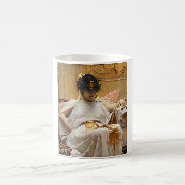 Cleopatra Waterhouse Art Coffee Mug (Center)