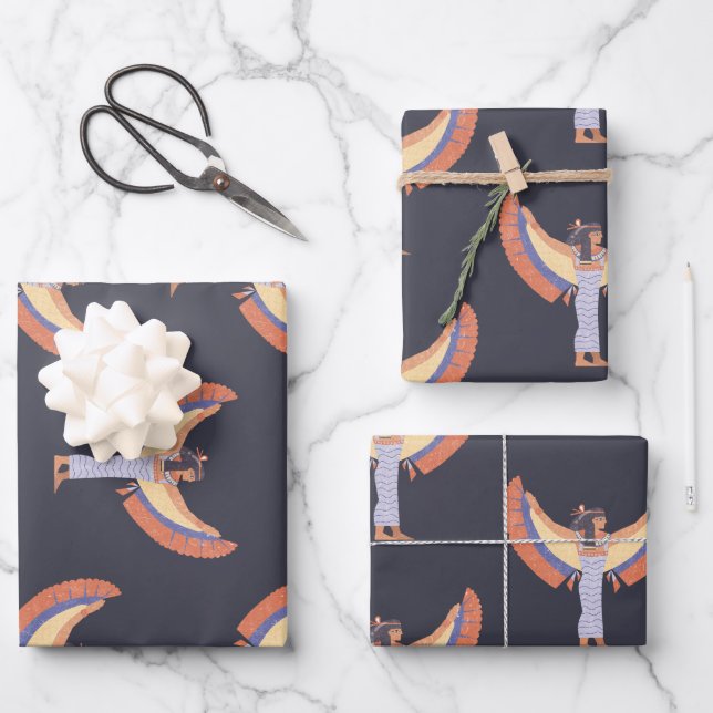 Cleopatra. Wrapping Paper Sheet (Front)