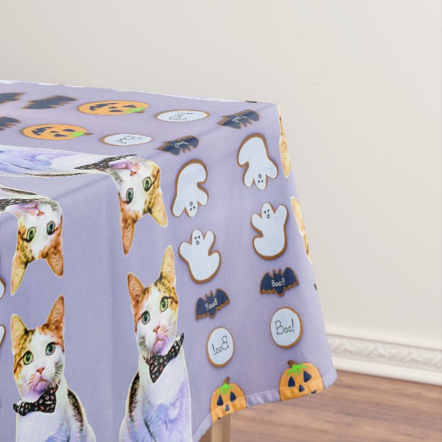 Cleopatra's Halloween Cookies Tablecloth (In Situ)