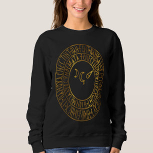 Cleopatra's Magic Circle Ancient Egyptian Symbols Sweatshirt