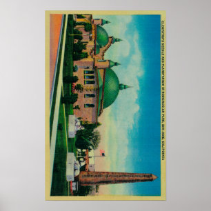 Cleopatra's Needle and Planetarium in Poster
