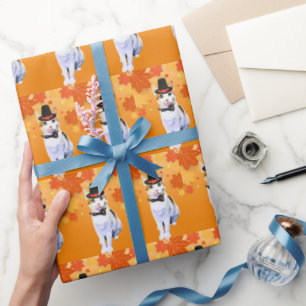 Cleopatra's Thanksgiving Wrapping Paper