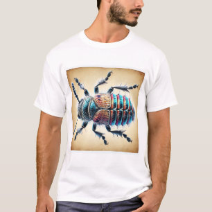 Clepsis insect painting 300724IREF214 - Watercolor T-Shirt
