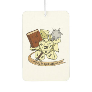 Cleric Dice Design Car Air Freshener