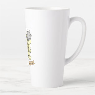 Cleric Dice Design Latte Mug