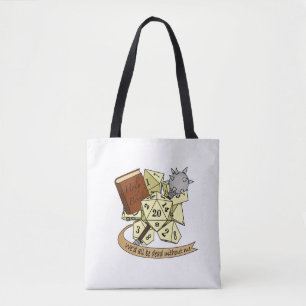 Cleric Dice Design Tote Bag