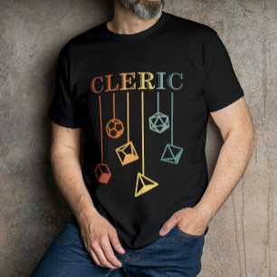 Cleric Dungeon Fantasy Role playing T-Shirt