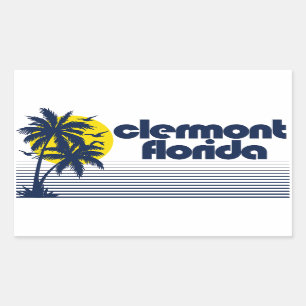Clermont Florida Rectangular Sticker