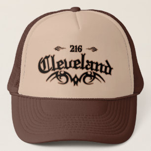 Cleveland 216 trucker hat