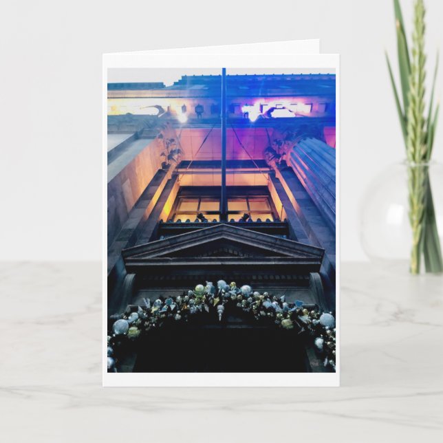 Cleveland Architecture at Christmas Greeting Card (Front)