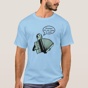 Cleveland, are you ready to rock? (Accordion) T-Shirt