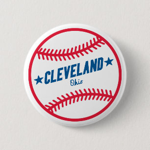Cleveland Baseball 6 Cm Round Badge