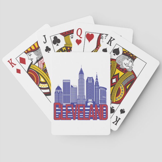Cleveland City Colours Playing Cards (Back)