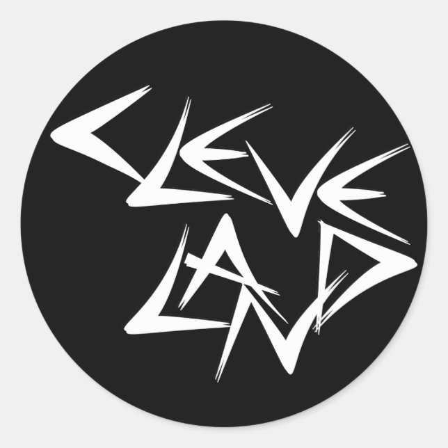Cleveland Classic Round Sticker (Front)