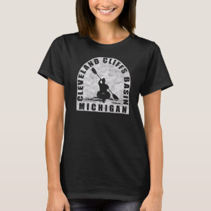 Cleveland Cliffs Basin Kayaking Michigan   T-Shirt