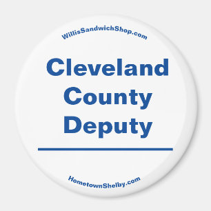 Cleveland County Deputy magnet