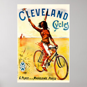Cleveland Cycles Vintage Poster