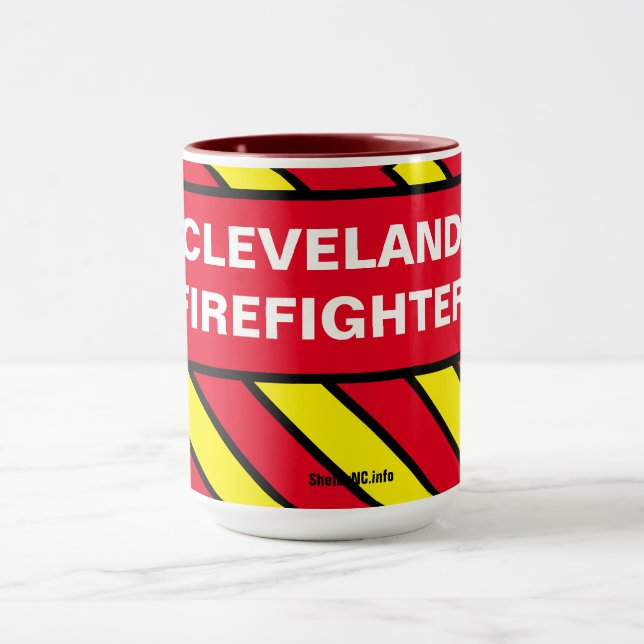 CLEVELAND FIREFIGHTER MUG (Center)
