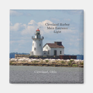 Cleveland Harbor Main Entrance Light magnet