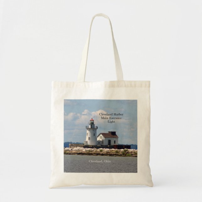 Cleveland Harbour Entrance Lights tote bag (Front)