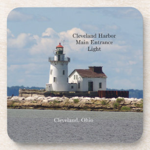 Cleveland Harbour Main Entrance Light coasters