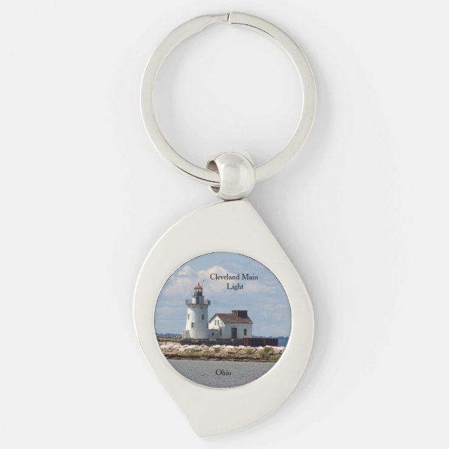 Cleveland Harbour Main Entrance Light Key Ring (Front)