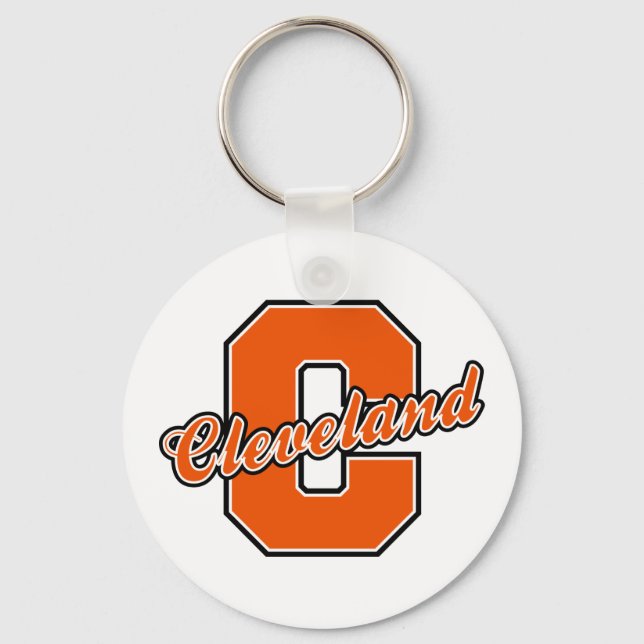 Cleveland Letter Key Ring (Front)