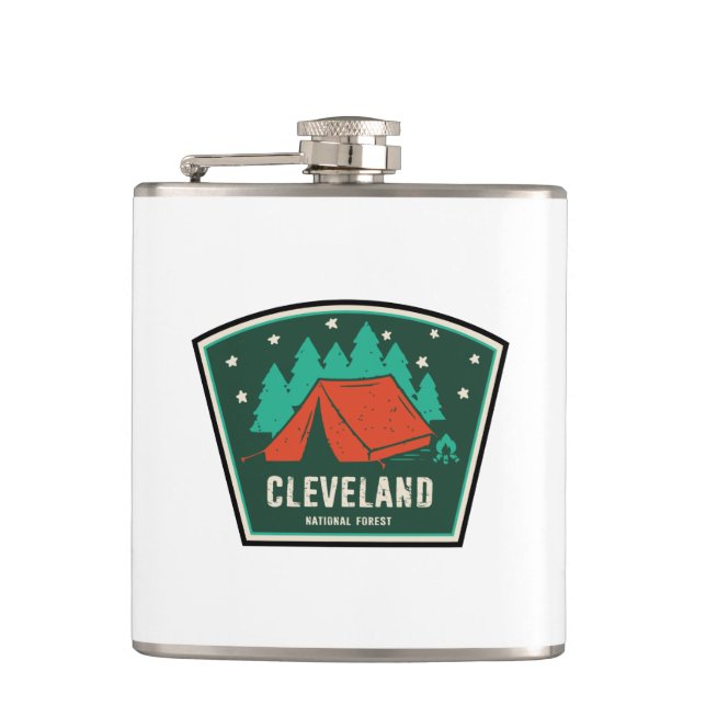 Cleveland National Forest Camping Hip Flask (Front)