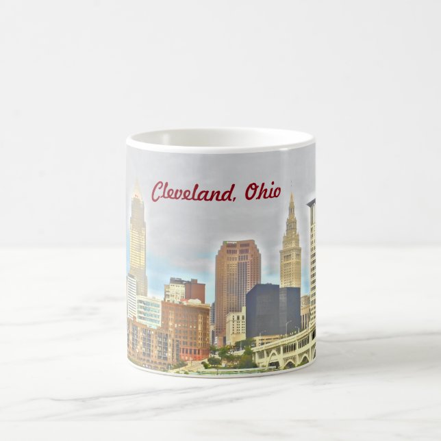 Cleveland OH Riverside View Mug (Center)