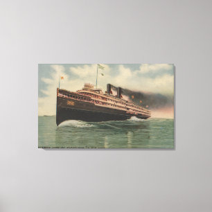 Cleveland, OH - Steamer City of Cleveland Canvas Print