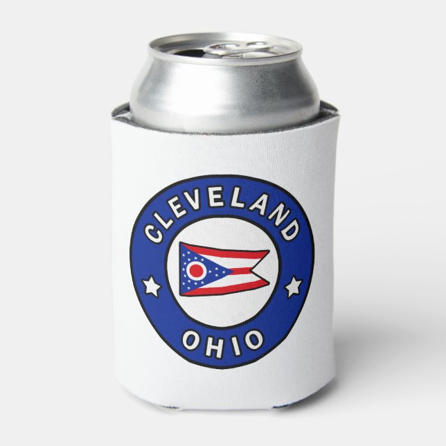 Cleveland Ohio Can Cooler (Can Front)