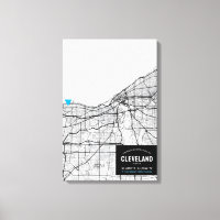 Cleveland, Ohio City Map + Mark Your Location