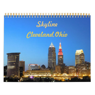 Cleveland Ohio City Skyline Calendar