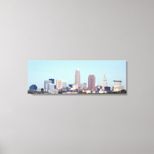 Cleveland Ohio Classic Skyline Canvas Print