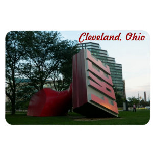 Cleveland, Ohio "Free" Landmark Magnet