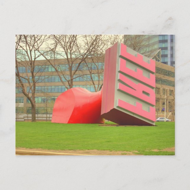 Cleveland Ohio Free Stamp Postcard (Front)