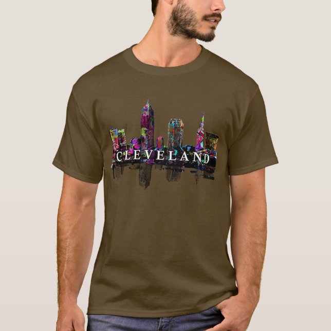 Cleveland, Ohio in graffiti T-Shirt (Front)
