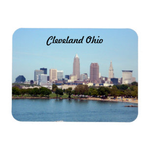 Cleveland, Ohio Lake Skyline Magnet