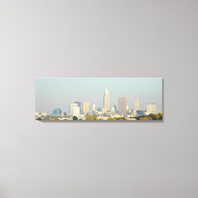 Cleveland, Ohio Lakefront Skyline Canvas Print (Front)