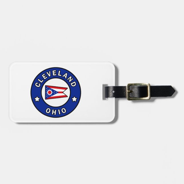 Cleveland Ohio Luggage Tag (Front Horizontal)