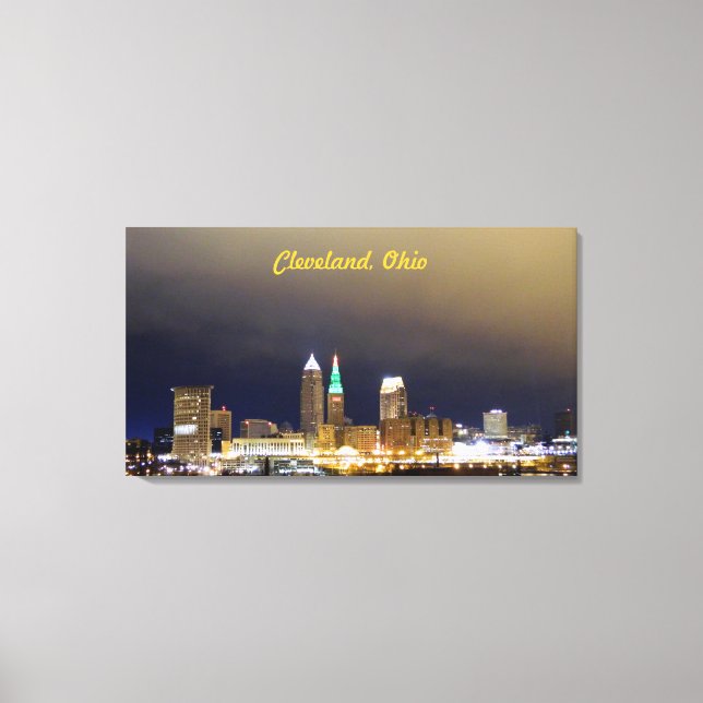 Cleveland, Ohio Million Dollar View Canvas Print (Front)