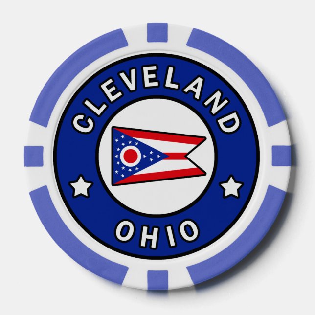 Cleveland Ohio Poker Chips (Front)
